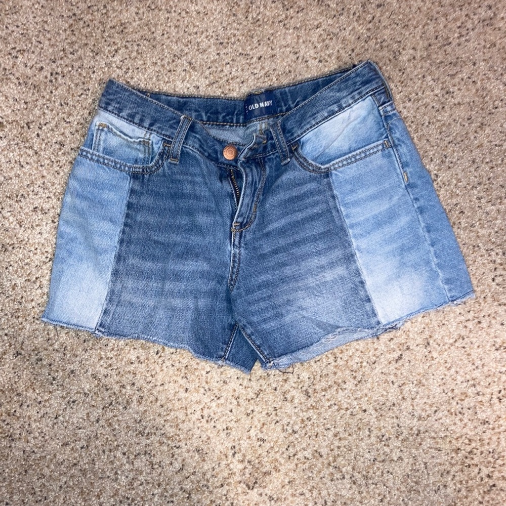 Old navy jean shorts , kids 14
